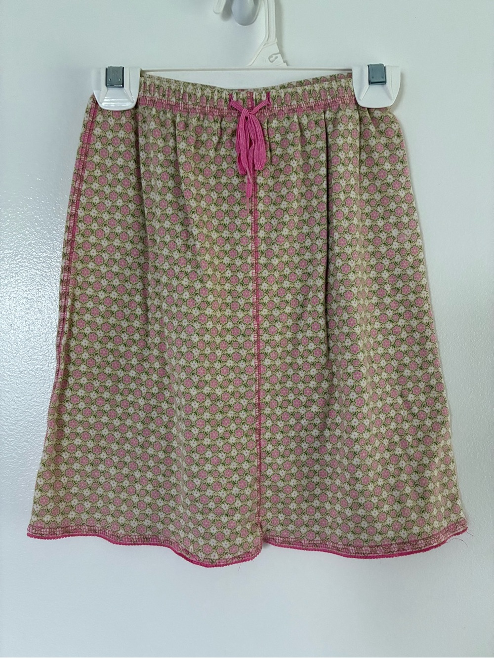 Gymboree Pink and Olive Patterned A-Line Skirt